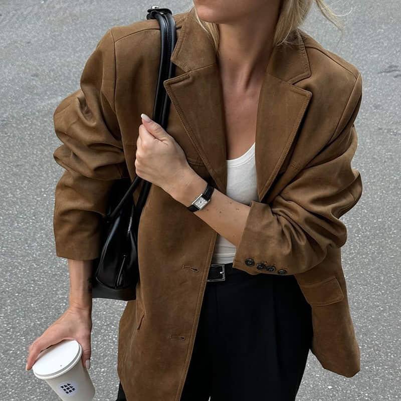 New Suede Blazer