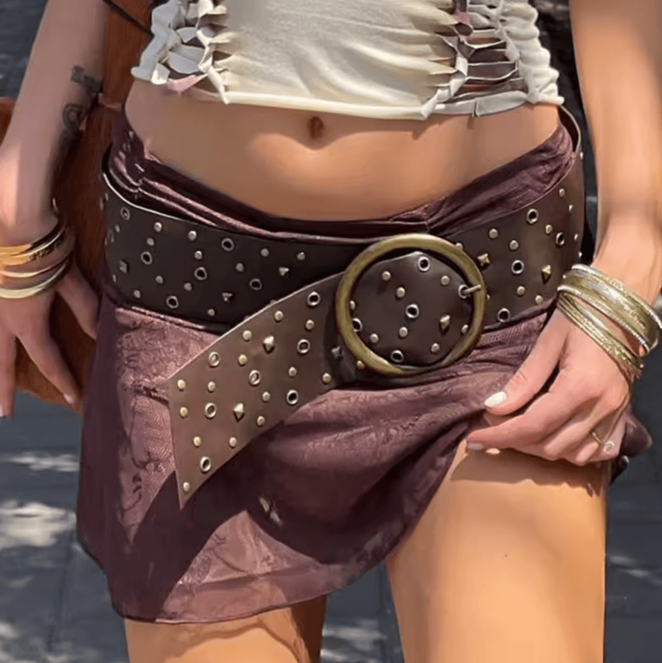 Cinto faja tachas