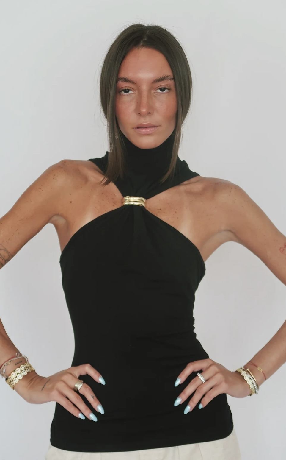 Top anillo al cuello