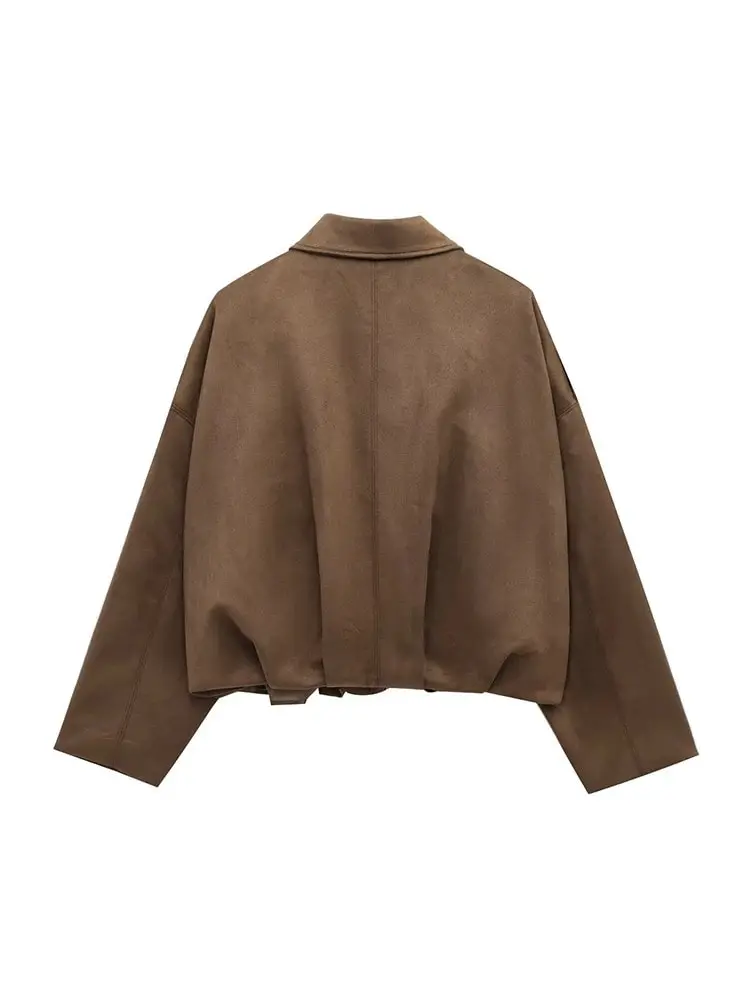 Campera Bomber - efecto ante