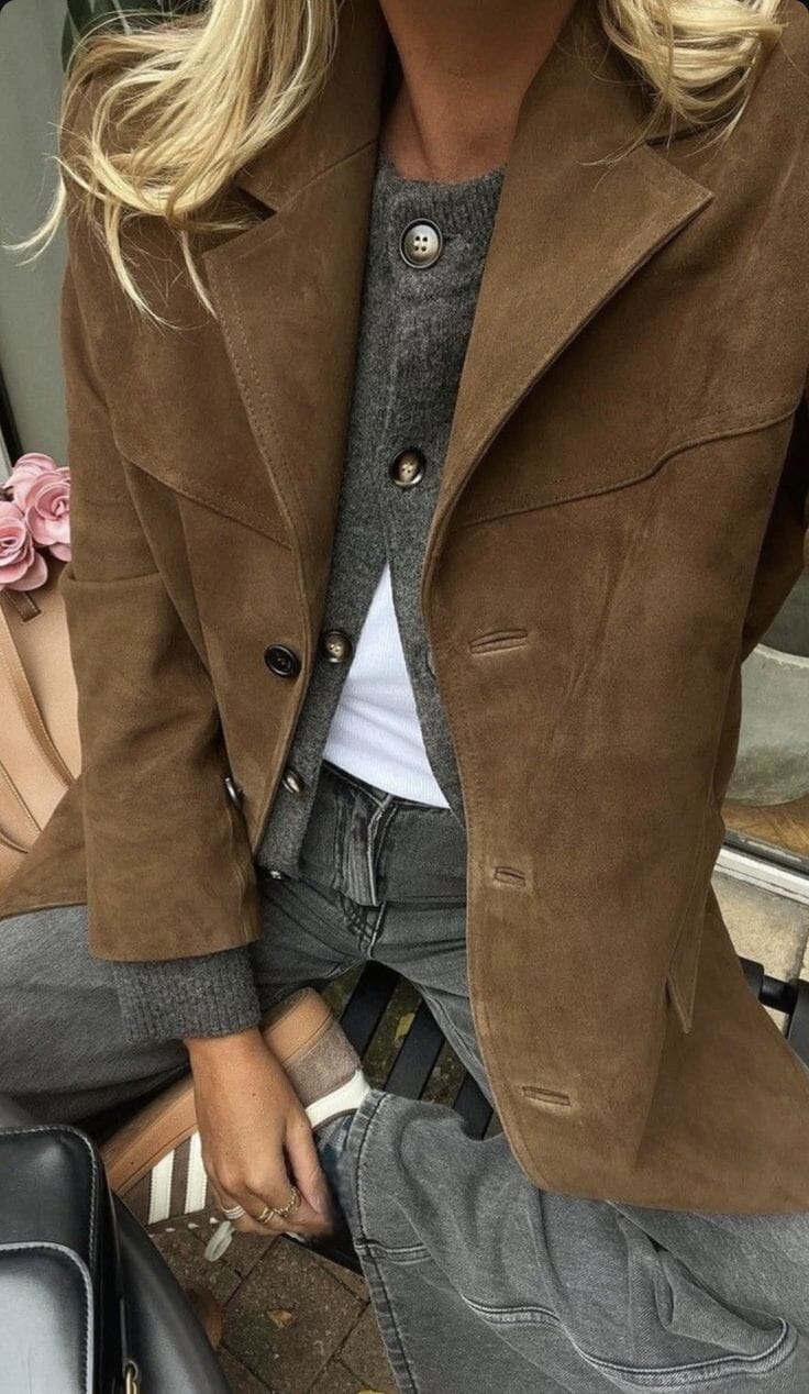 New Suede Blazer
