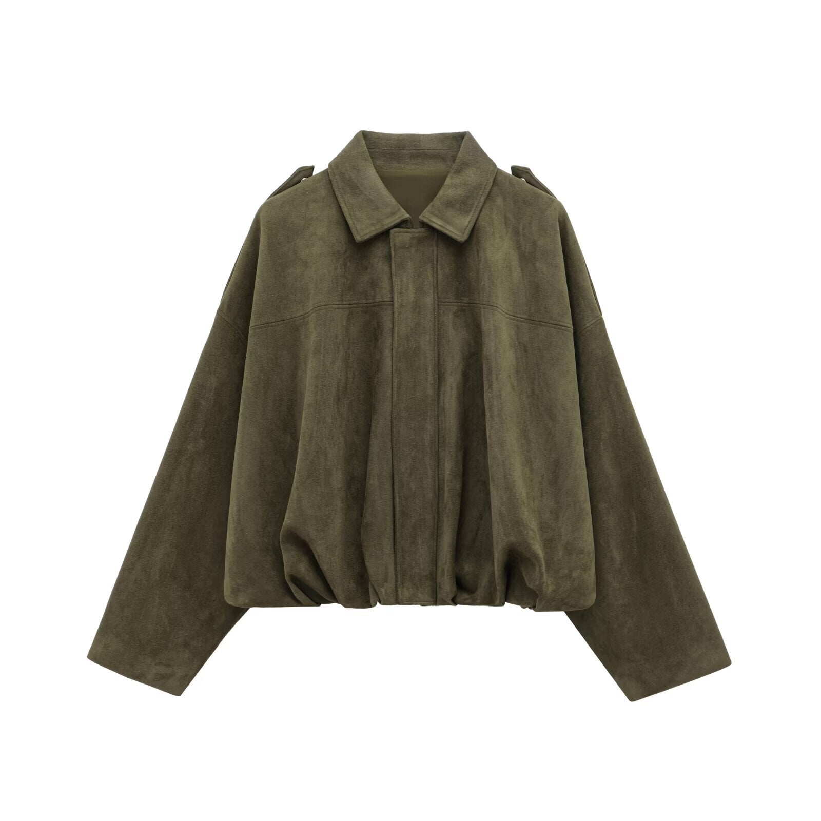 Campera Bomber - efecto ante
