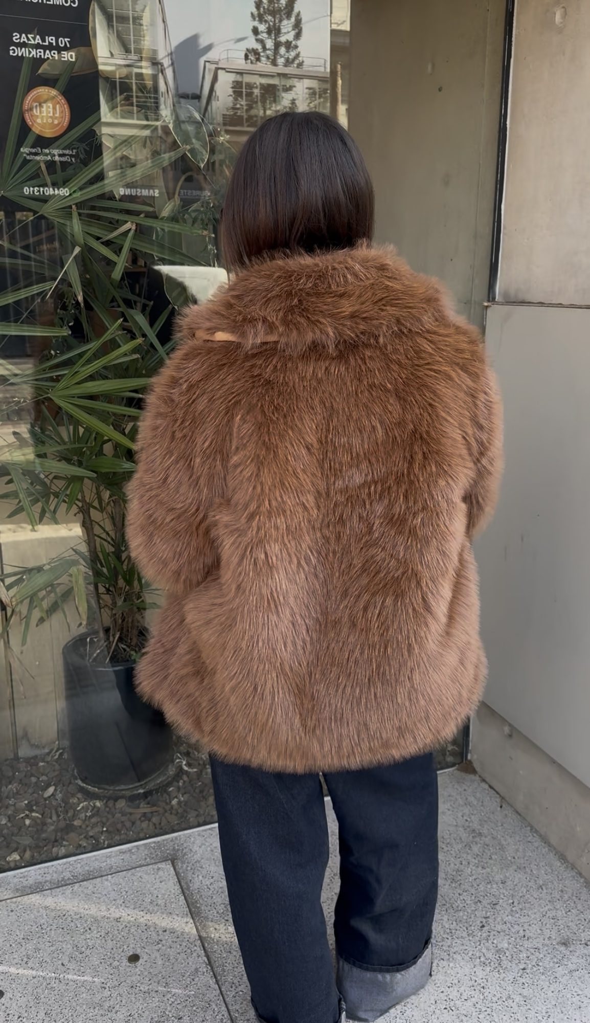 Campera Fur Oversized
