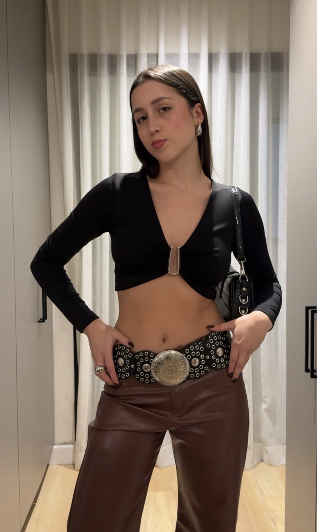 Top Elena hebilla