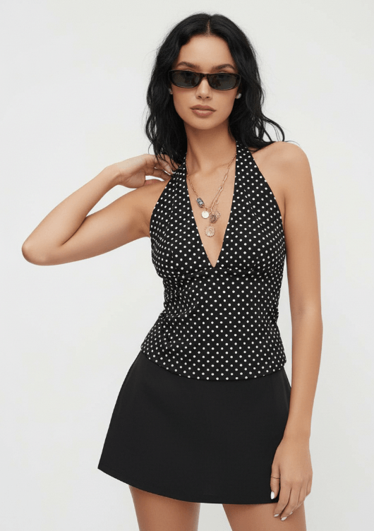 Top - Polka dot