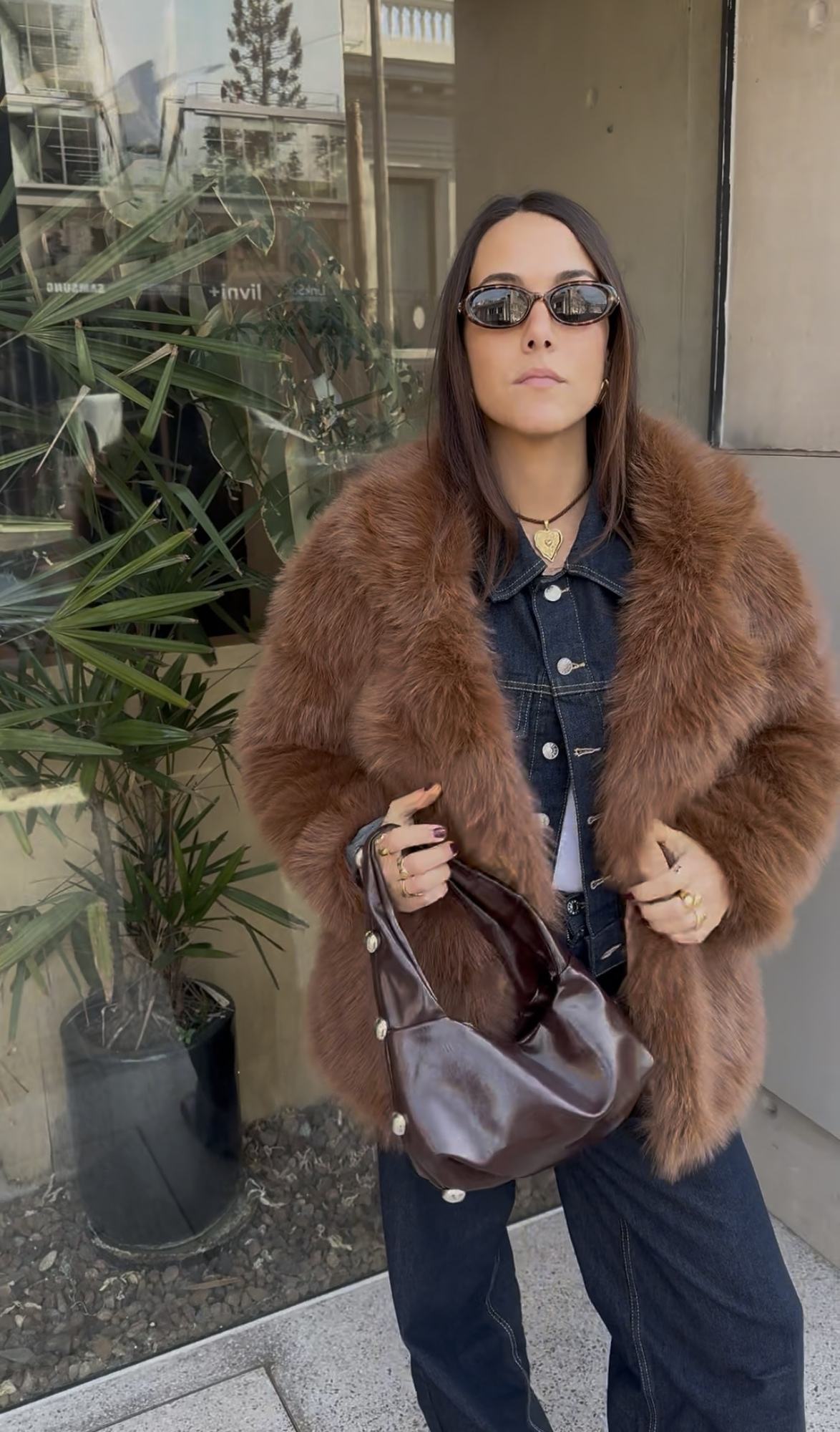 Campera Fur Oversized