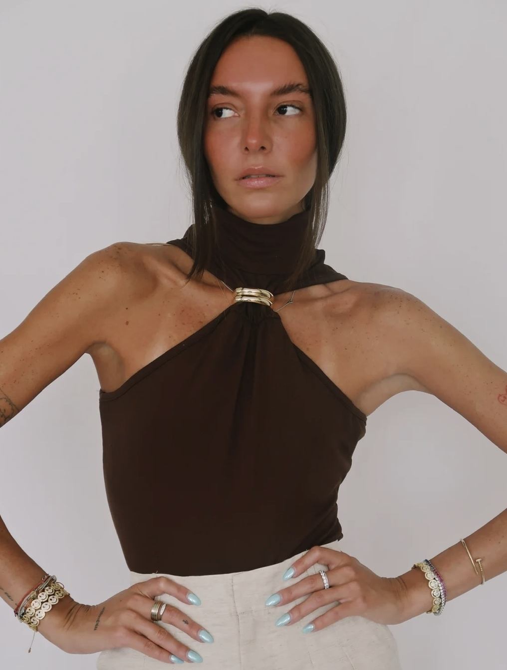 Top anillo al cuello