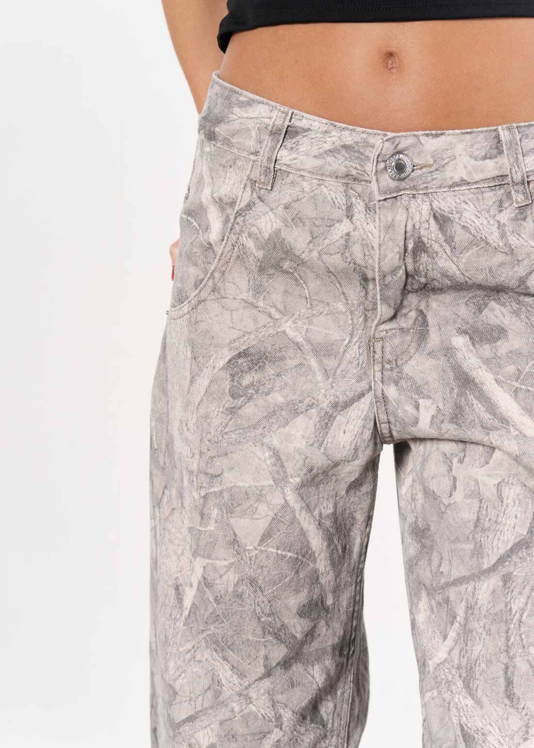 Baggy estampado - gris