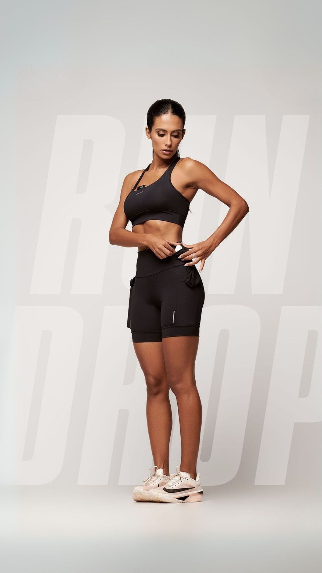 CONJUNTO BIKER RUN DROP + TOP NEO TECH-RUN